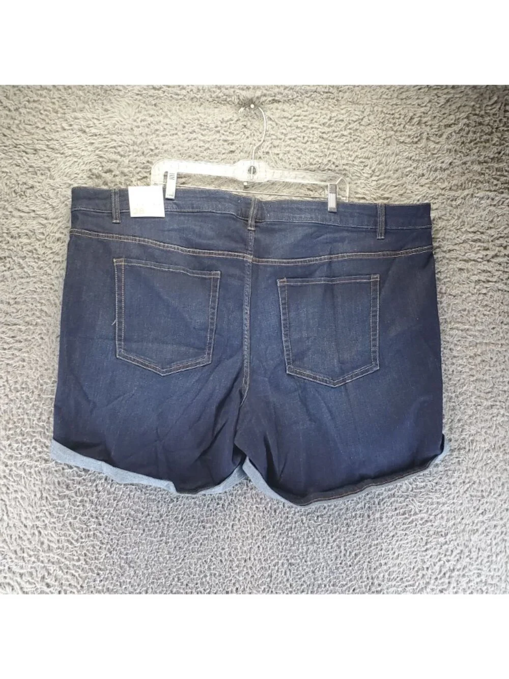 Lane Bryant Shorts Womens Size 28 Plus Blue Stretch Girlfriend Jorts *NWT*